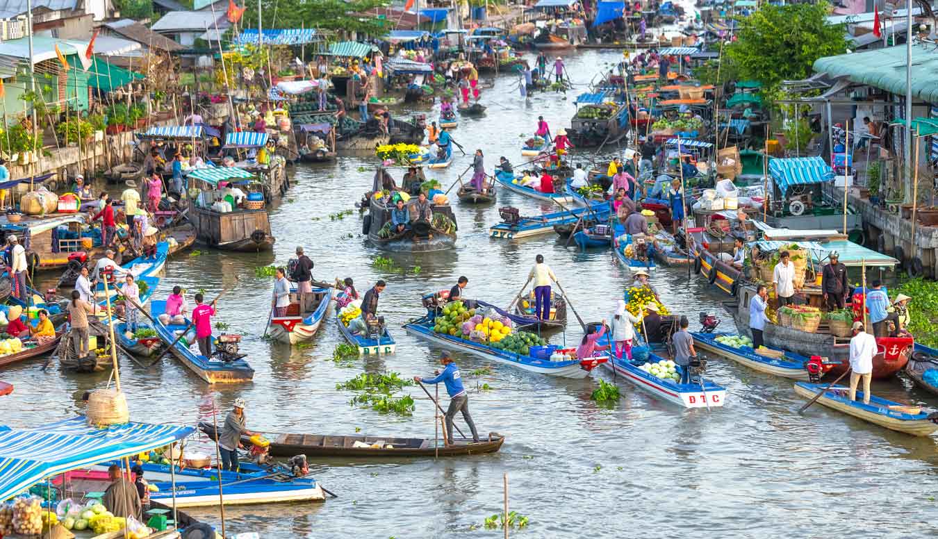 Mekong Delta Floating Market